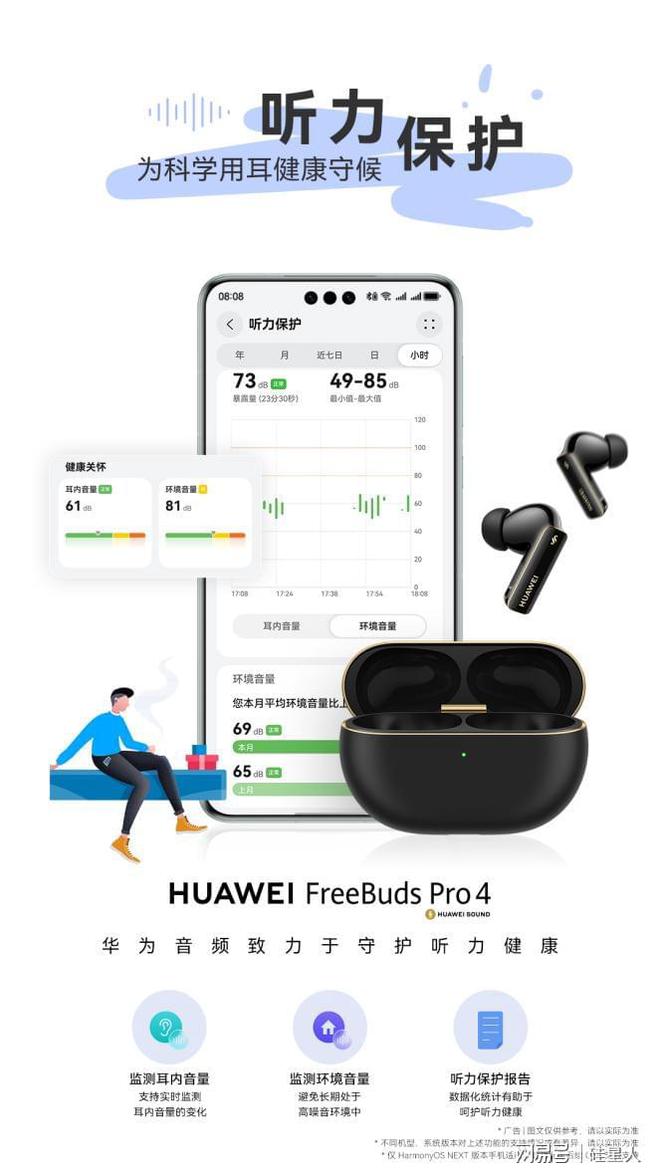 uds Pro 4给出守护听力健康的答案龙8国际点此进入全国爱耳日华为FreeB(图6)